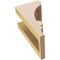 Ekena Millwork 4"W x 4"D x 8"H Wide Diane Rough Cedar Woodgrain TimberThane Corbel, Primed Tan CORUR04X04X08DIARCPR - alternate 6